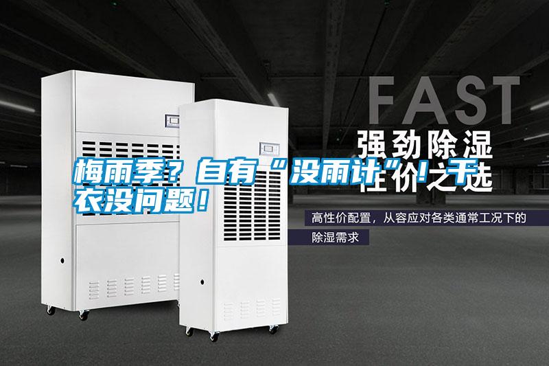 梅雨季？自有“沒雨計”！干衣沒問題！