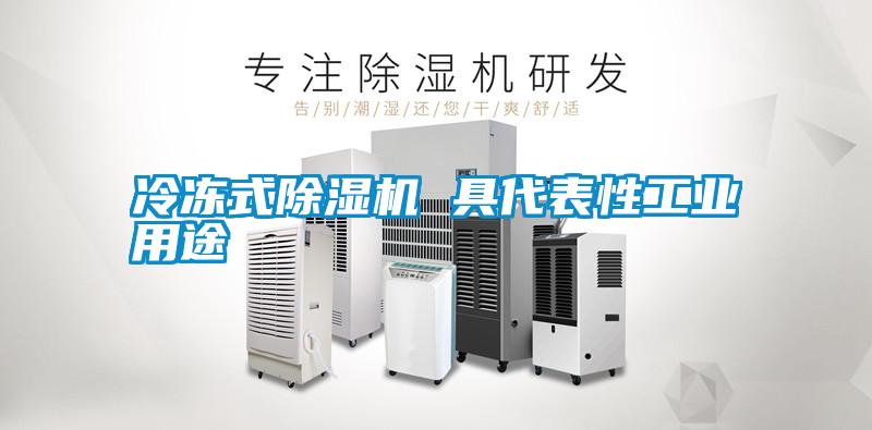 冷凍式除濕機 具代表性工業用途