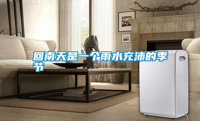 回南天是一個雨水充沛的季節