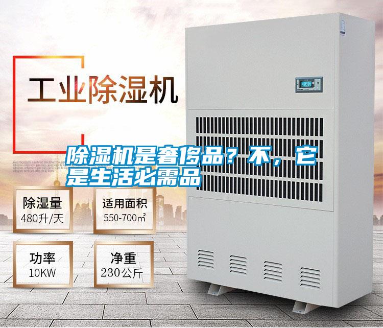 除濕機是奢侈品？不，它是生活必需品