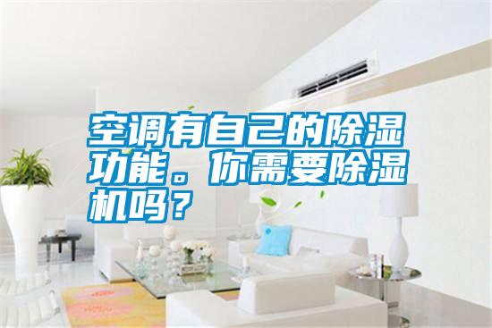 空調有自己的除濕功能。你需要除濕機嗎？