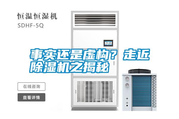 事實還是虛構？走近除濕機之揭秘