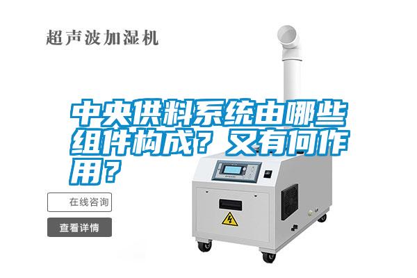 中央供料系統(tǒng)由哪些組件構(gòu)成？又有何作用？
