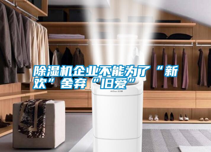 除濕機企業不能為了“新歡”舍棄“舊愛”