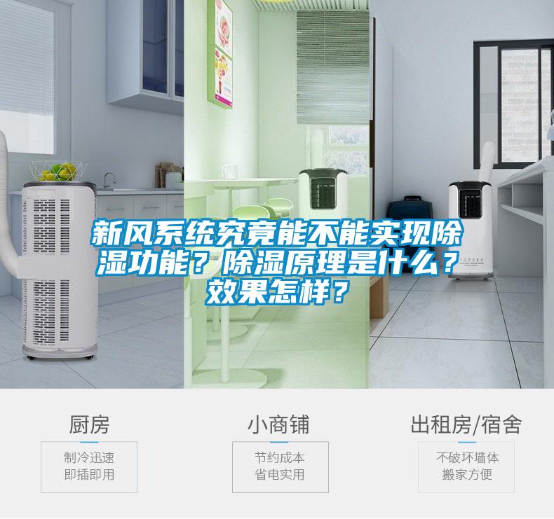 新風系統(tǒng)究竟能不能實現(xiàn)除濕功能？除濕原理是什么？效果怎樣？