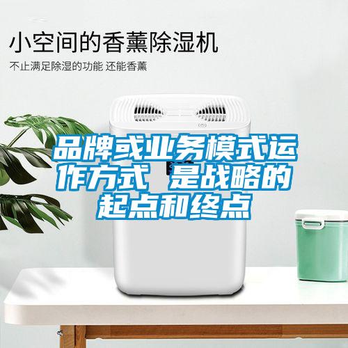 品牌或業務模式運作方式 是戰略的起點和終點