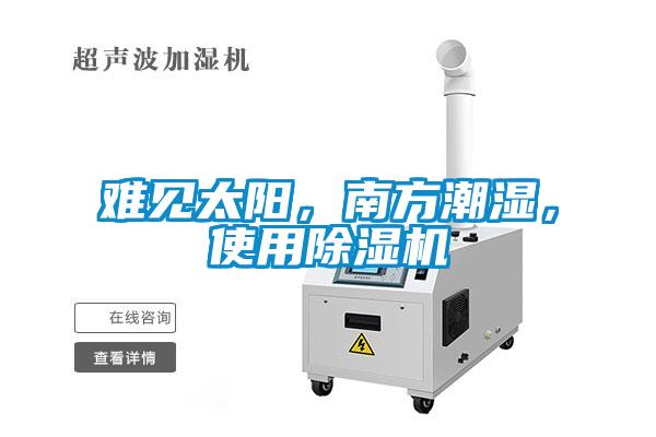 難見太陽，南方潮濕，使用除濕機(jī)