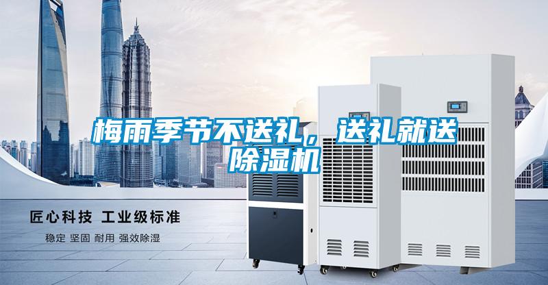 梅雨季節不送禮，送禮就送除濕機