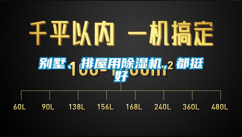 別墅、排屋用除濕機，都挺好