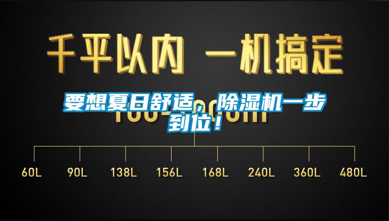 要想夏日舒適，除濕機(jī)一步到位！