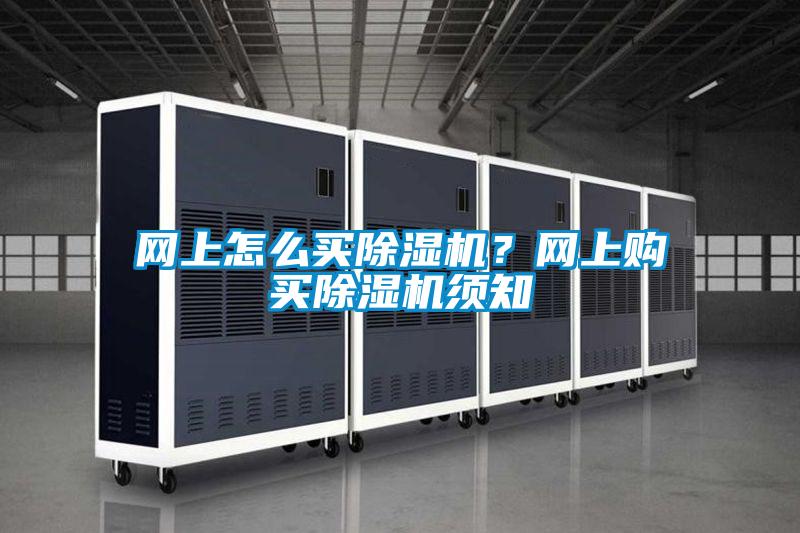 網上怎么買除濕機？網上購買除濕機須知