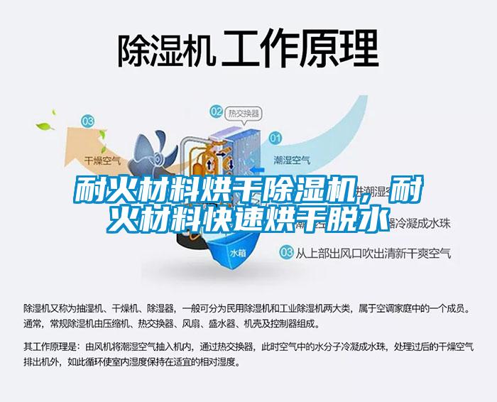 耐火材料烘干除濕機，耐火材料快速烘干脫水