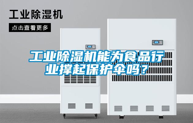 工業除濕機能為食品行業撐起保護傘嗎？