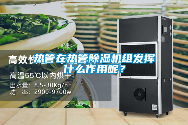熱管在熱管除濕機(jī)組發(fā)揮什么作用呢？