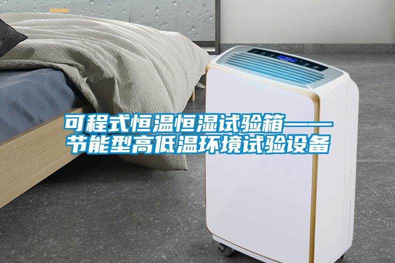 可程式恒溫恒濕試驗箱——節能型高低溫環境試驗設備