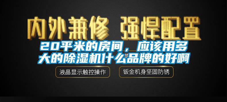 20平米的房間，應該用多大的除濕機什么品牌的好啊