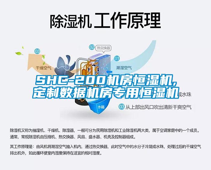 SHC-200機房恒濕機,定制數據機房專用恒濕機