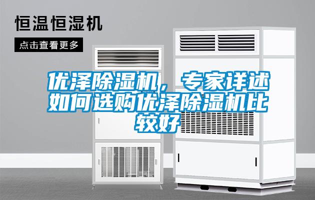 優澤除濕機，專家詳述如何選購優澤除濕機比較好