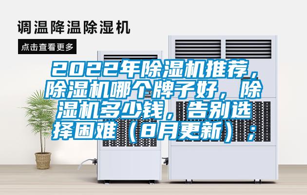 2022年除濕機推薦，除濕機哪個牌子好，除濕機多少錢，告別選擇困難（8月更新）；