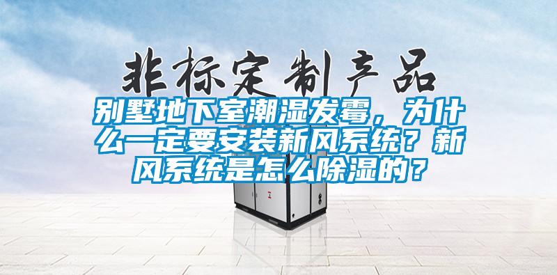 別墅地下室潮濕發(fā)霉，為什么一定要安裝新風系統？新風系統是怎么除濕的？