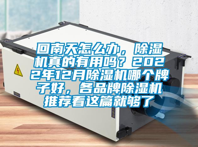 回南天怎么辦，除濕機(jī)真的有用嗎？2022年12月除濕機(jī)哪個牌子好，各品牌除濕機(jī)推薦看這篇就夠了