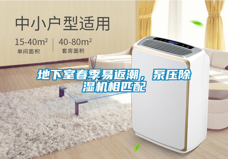 地下室春季易返潮，泵壓除濕機相匹配