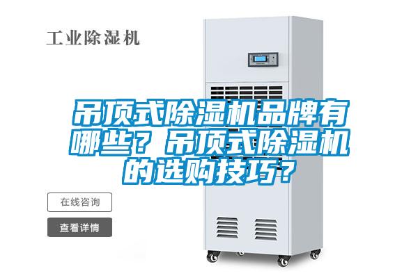 吊頂式除濕機(jī)品牌有哪些？吊頂式除濕機(jī)的選購(gòu)技巧？