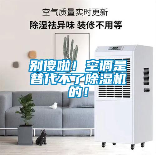 別傻啦！空調是替代不了除濕機的！