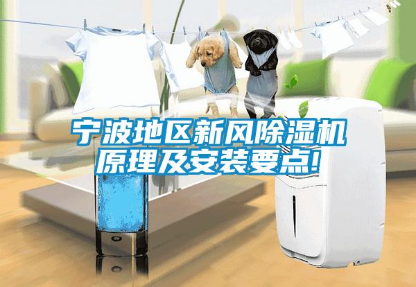 寧波地區新風除濕機原理及安裝要點!