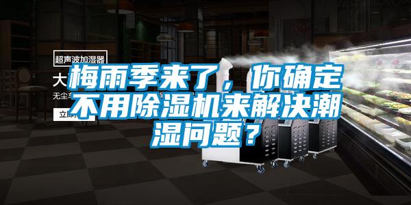 梅雨季來了，你確定不用除濕機來解決潮濕問題？