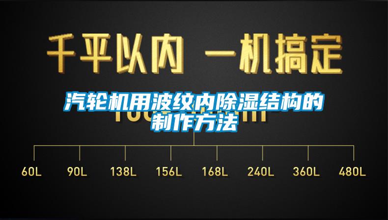 汽輪機用波紋內除濕結構的制作方法