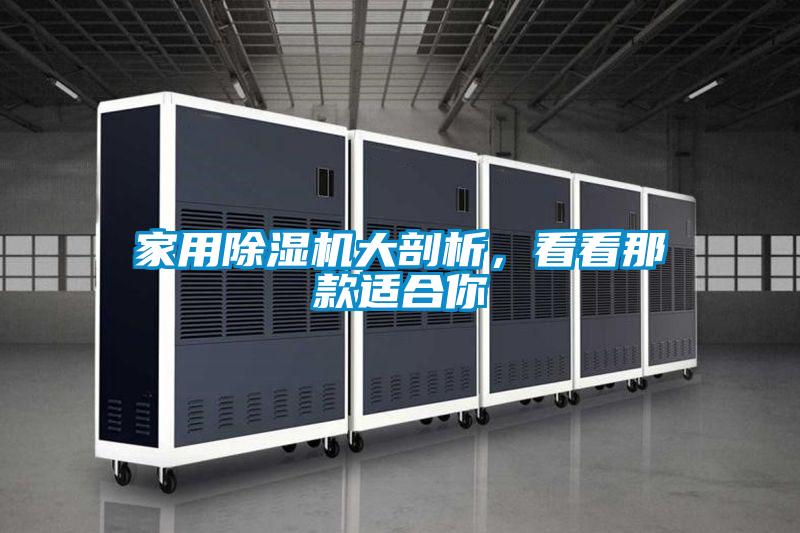 家用除濕機大剖析，看看那款適合你
