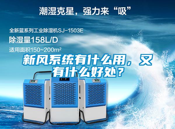 新風系統有什么用，又有什么好處？