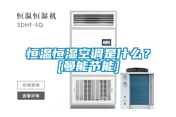 恒溫恒濕空調是什么？[曼能節能]