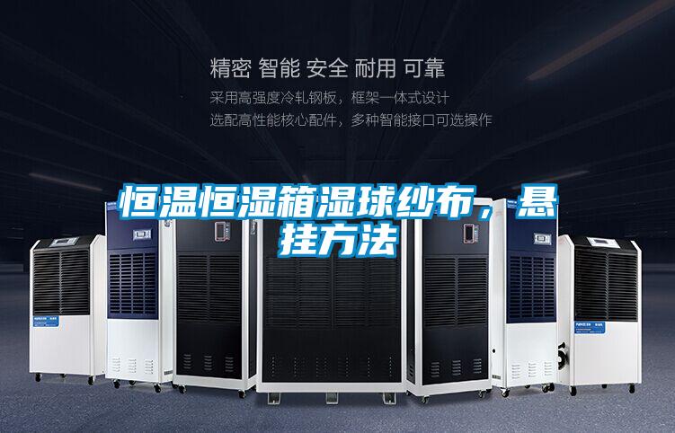 恒溫恒濕箱濕球紗布，懸掛方法