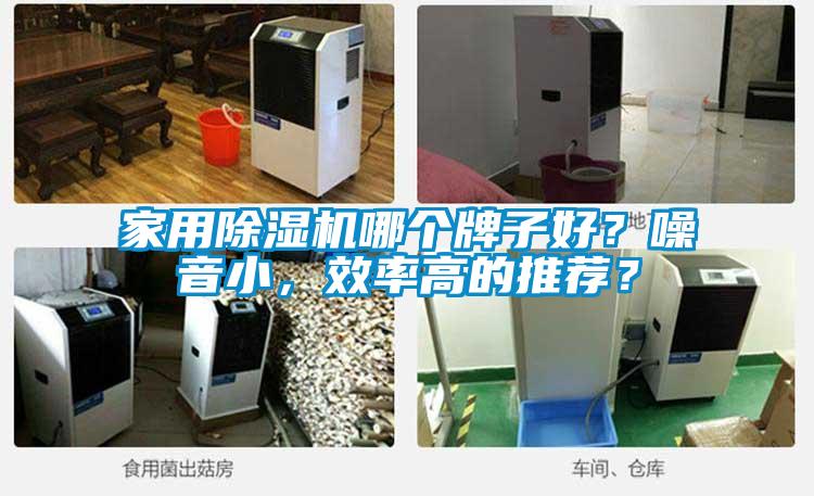 家用除濕機哪個牌子好？噪音小，效率高的推薦？