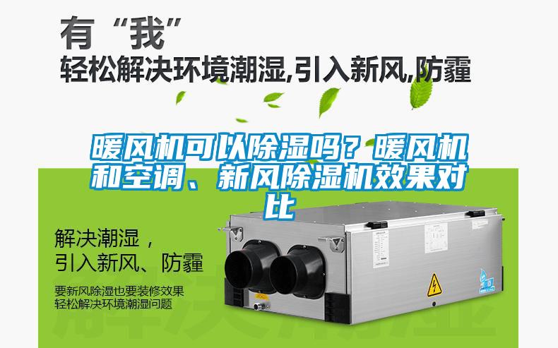 暖風(fēng)機可以除濕嗎？暖風(fēng)機和空調(diào)、新風(fēng)除濕機效果對比