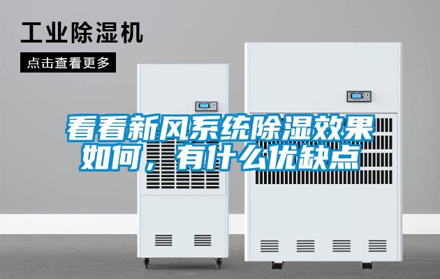 看看新風系統除濕效果如何，有什么優缺點