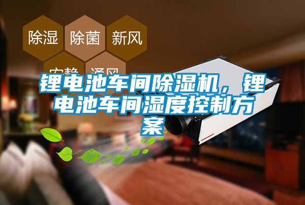鋰電池車間除濕機，鋰電池車間濕度控制方案