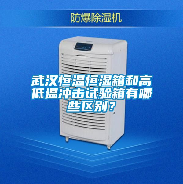 武漢恒溫恒濕箱和高低溫沖擊試驗箱有哪些區別？