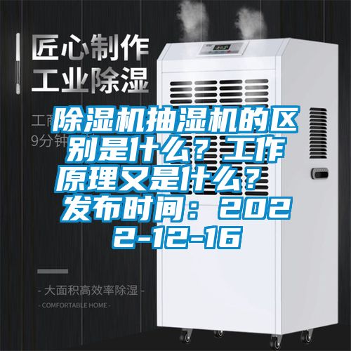 除濕機抽濕機的區別是什么？工作原理又是什么？ 發布時間：2022-12-16