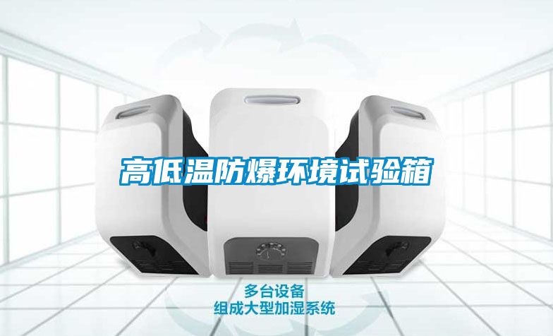 高低溫防爆環境試驗箱