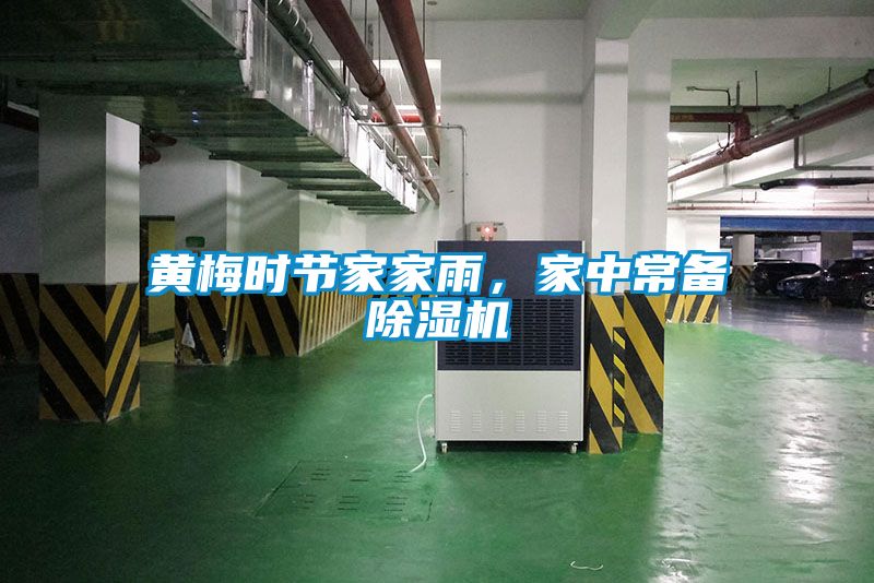黃梅時節家家雨，家中常備除濕機