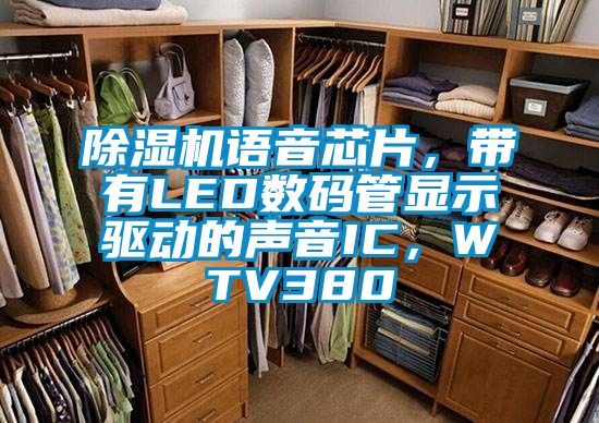 除濕機(jī)語(yǔ)音芯片，帶有LED數(shù)碼管顯示驅(qū)動(dòng)的聲音IC，WTV380
