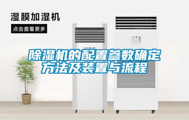 除濕機的配置參數確定方法及裝置與流程