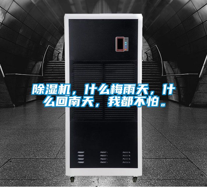 除濕機，什么梅雨天，什么回南天，我都不怕。